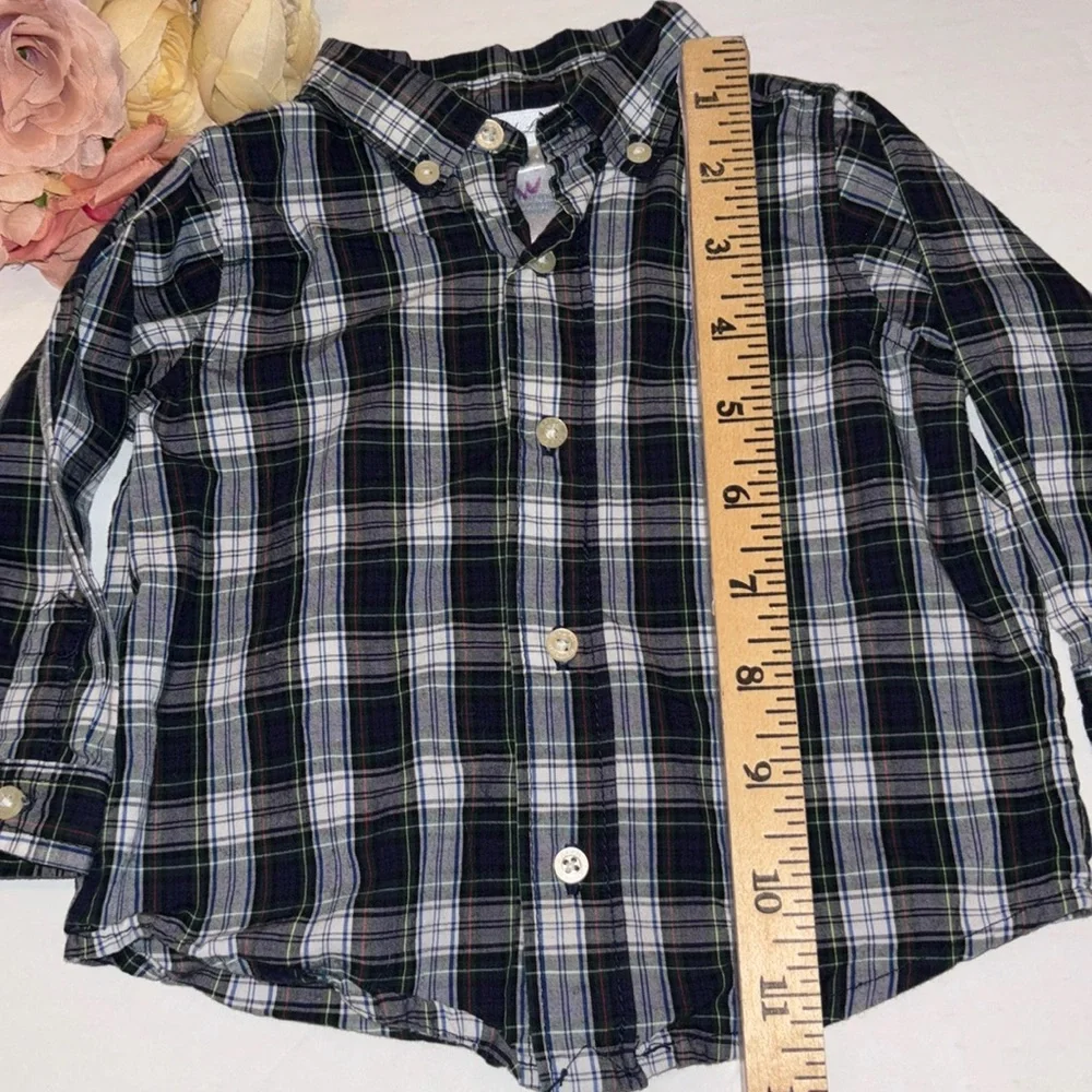 Ralph Lauren Plaid Cotton Poplin Shirt 9M Boys Ralph Lauren 9 month plaid
